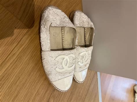 chanel espadrilles used